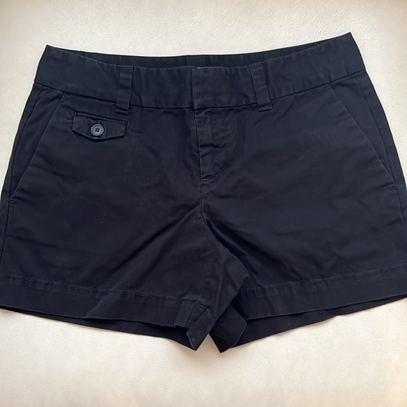 LOFT riviera shorts- size 0, black, gently worn, like new - Picture 2 of 4